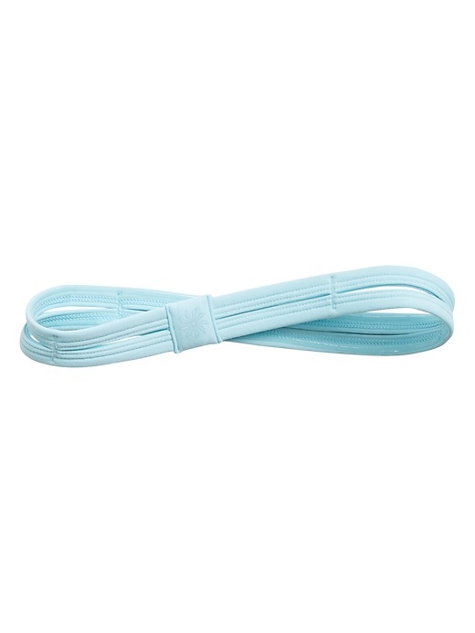 2 of 8 showing, with the color Grotto Blue of product Athleta Girl Double Trouble Headband