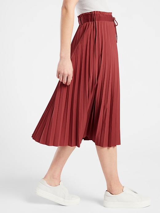 Image number 3 showing, Hayes Pleated Midi Skirt