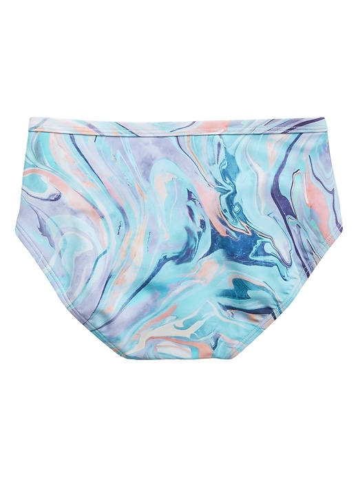 Athleta Girl Ocean Marble Bikini Bottom