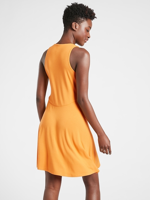 2 of 8 showing, with the color Abyssinian Yellow of product Santorini Thera Dress