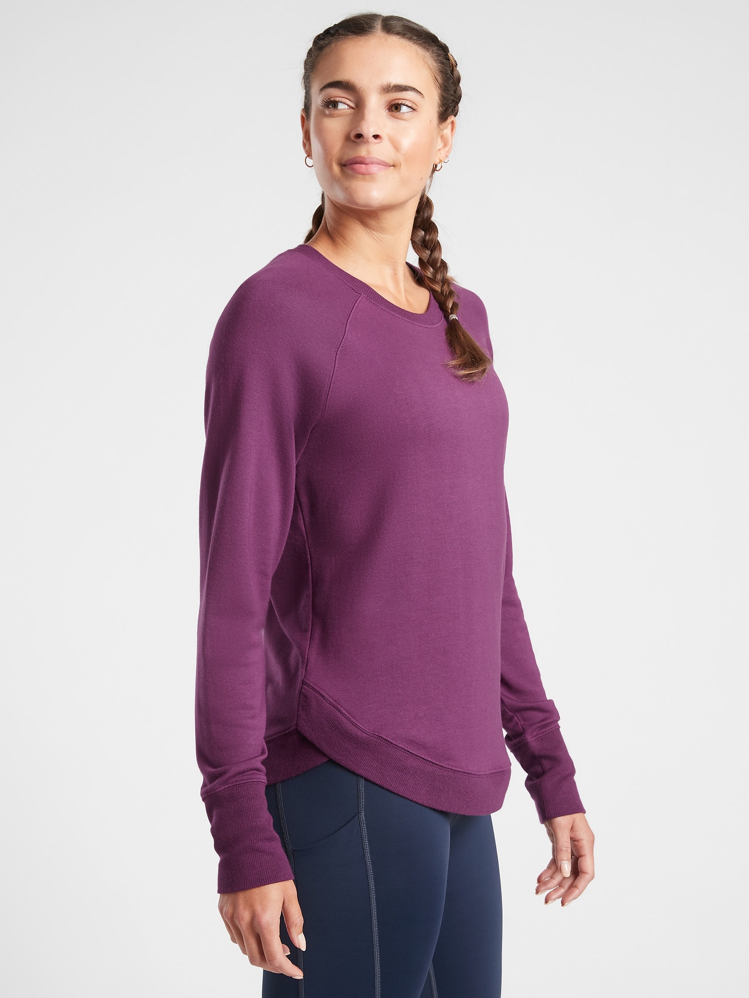 athleta mindset sweatshirt dress
