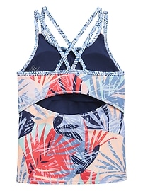 View large product image 3 of 3. Athleta Girl Palm Oasis Tankini Top
