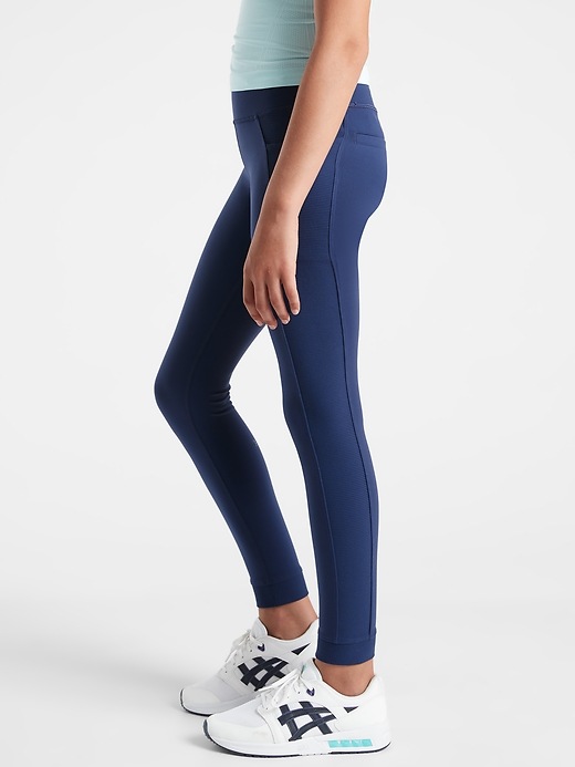 Image number 3 showing, Athleta Girl School Day Ribbed Tight