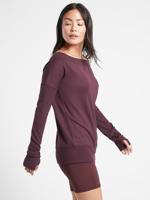 Athleta studio barre sweatshirt Clearance