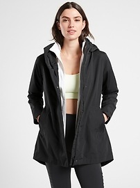 Athleta forecast cheap rain shell