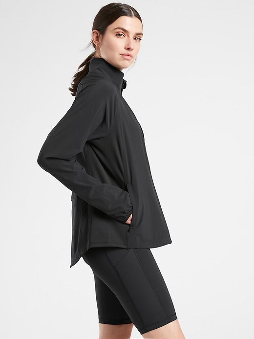 athleta racer running free jacket