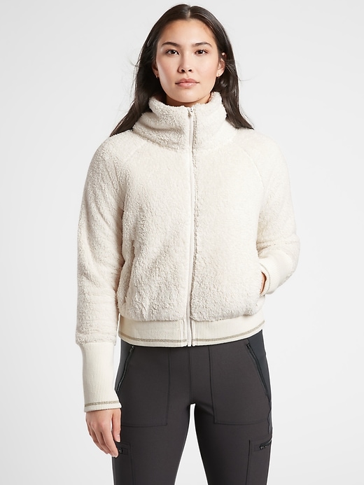 athleta sherpa jacket