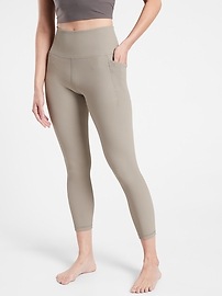 Athleta Women 27” Salutation Pocket II 7//8 Tight 599749 Black Size XS