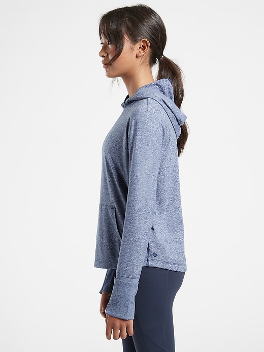 Image number 3 showing, Athleta Girl Uptempo Hooded Top