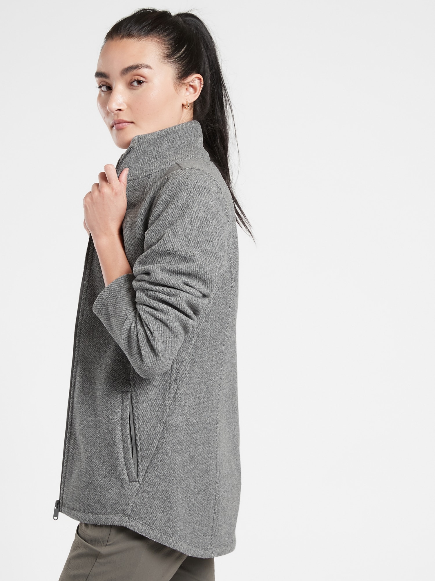 Stroll Fleece Full Zip Athleta