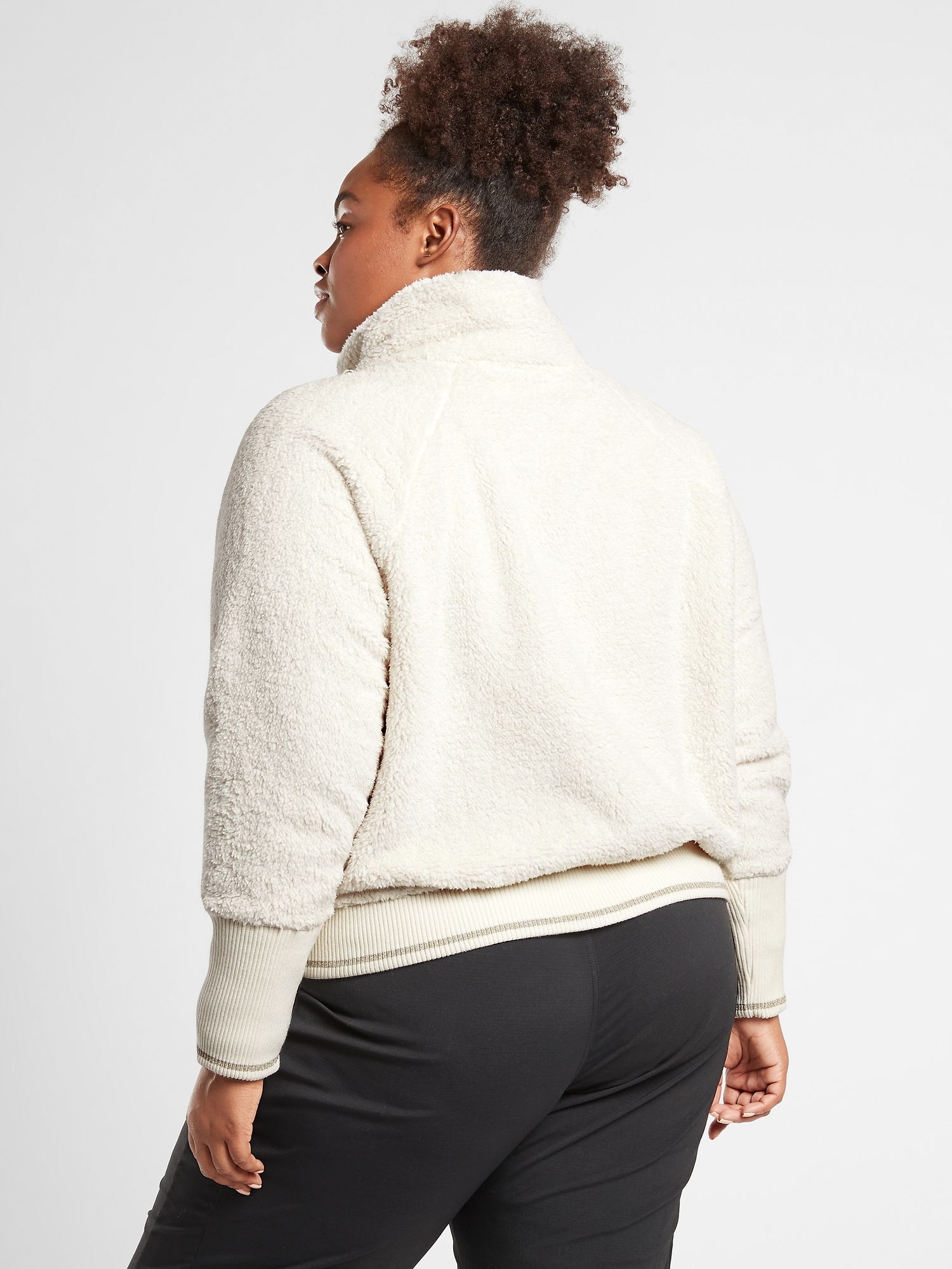 sherpa jacket without zipper