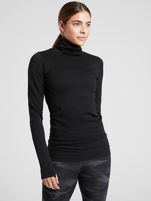 Image number 4 showing, Flurry Blizzard Seamless Turtleneck