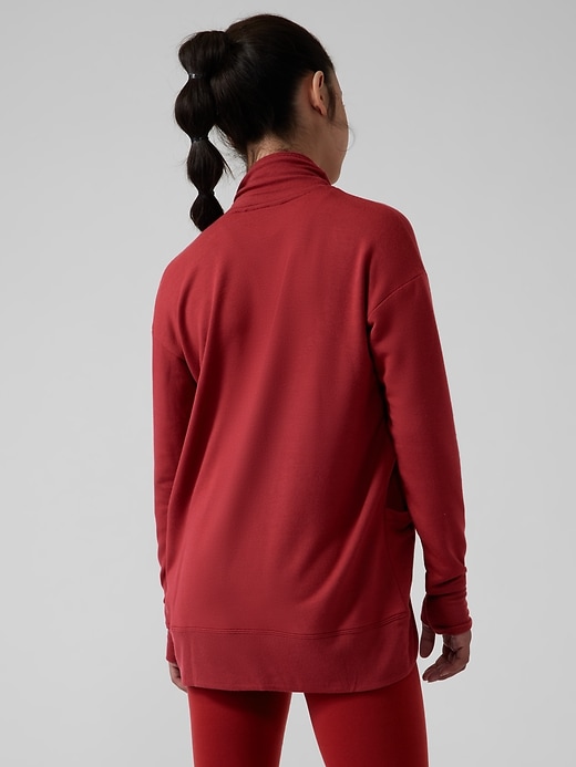 Image number 2 showing, Athleta Girl Wrap 'N Roll Sweatshirt 2.0