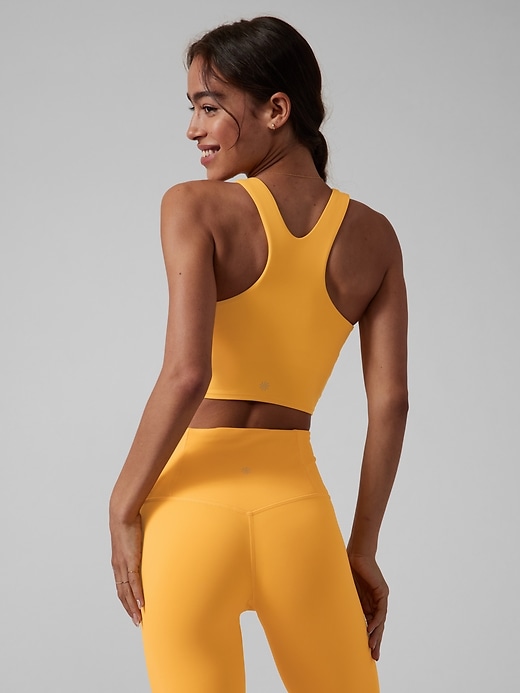 2 of 8 showing, with the color Beeswax Gold of product Conscious Crop Bra D-DD