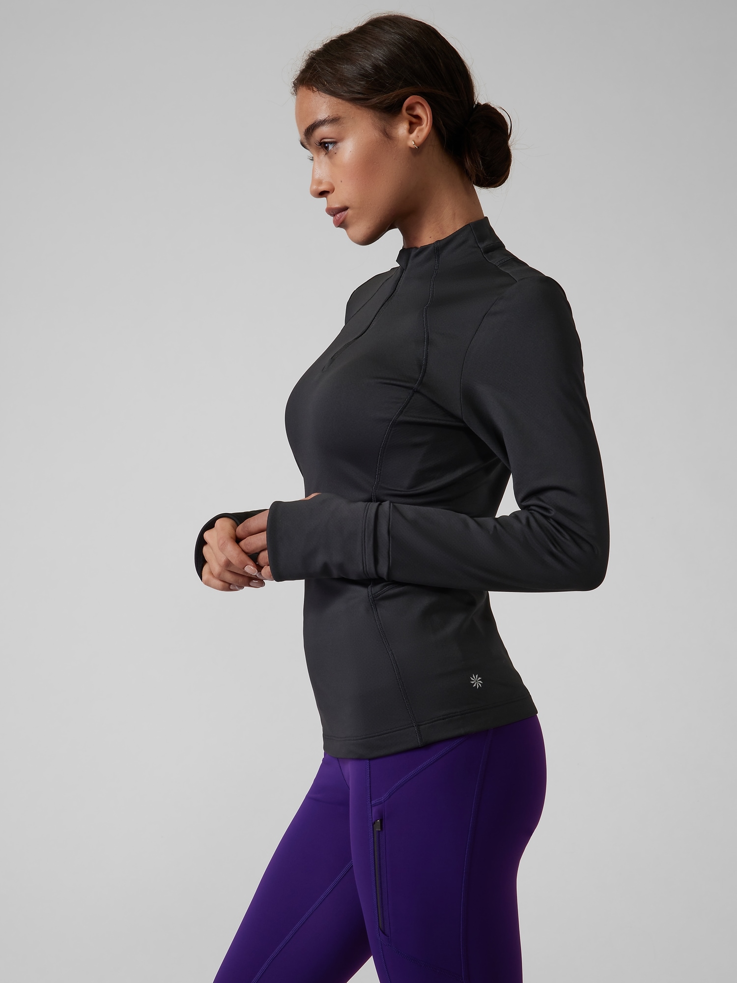 athleta half zip