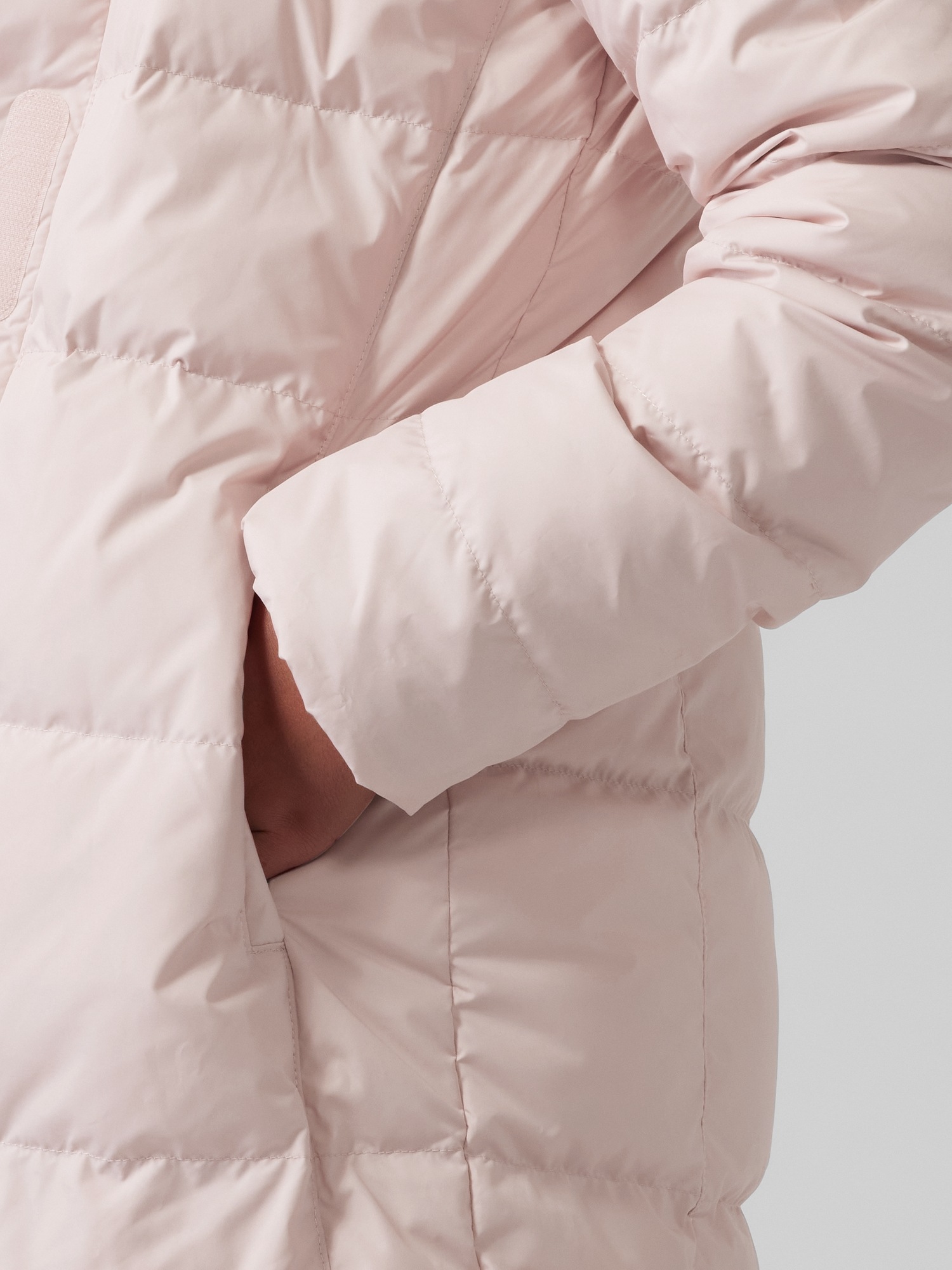 athleta snow down jacket