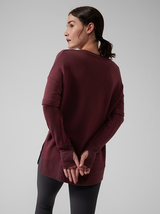 2 of 8 showing, with the color Decadent Chocolate of product Coaster Luxe Sweatshirt