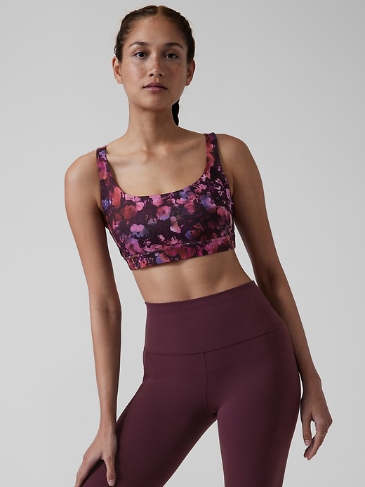 Image number 1 showing, Exhale Printed Bra A&#45C