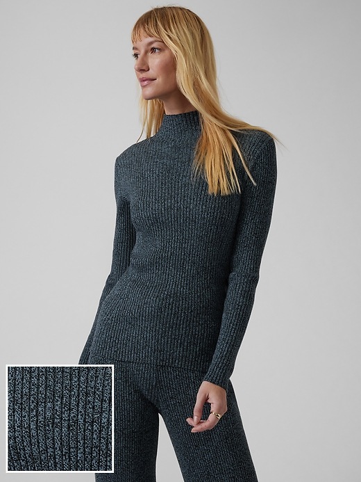 Reverie Mock Neck Sweater | Athleta