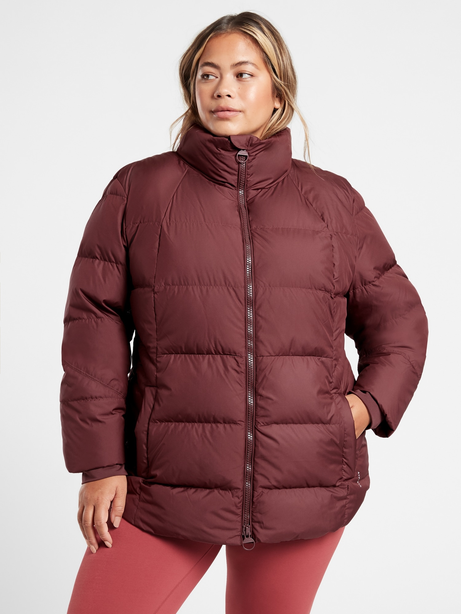 athleta lofty down vest