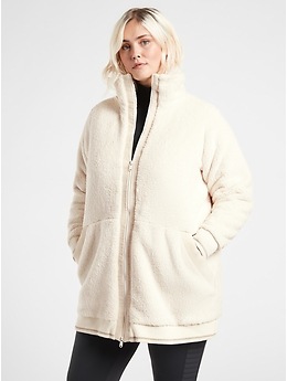 athleta sherpa jacket