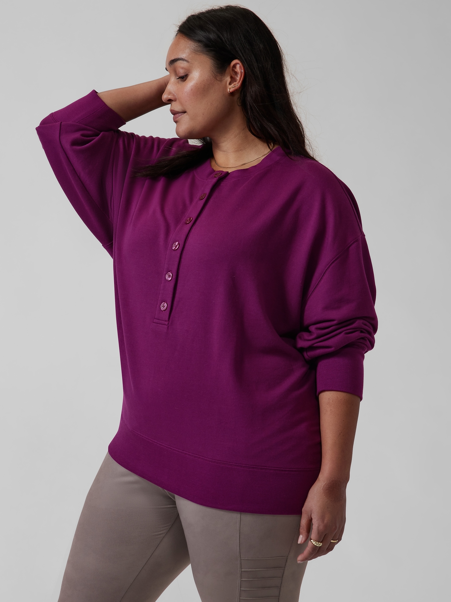 Balance Henley Sweatshirt Athleta
