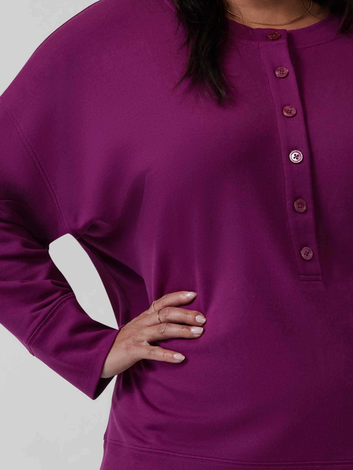 Balance Henley Sweatshirt Athleta