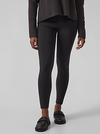 NWOT Athleta Delancey Moto Tight Black S Street City Legging Wicking  Sculptek