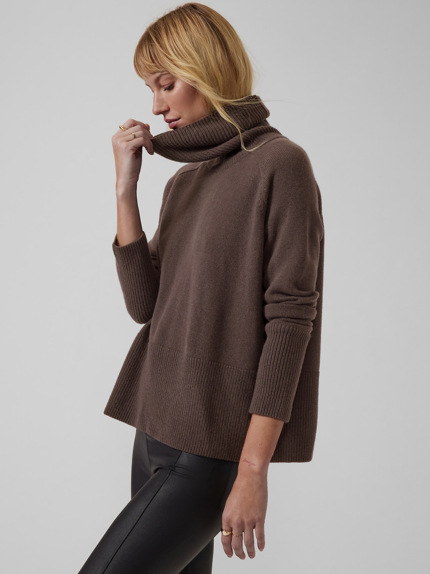 athleta turin wool cashmere sweater