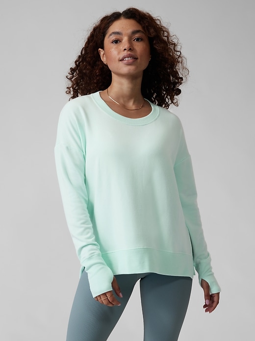 Athleta Coaster Luxe Sweatshirt. 1