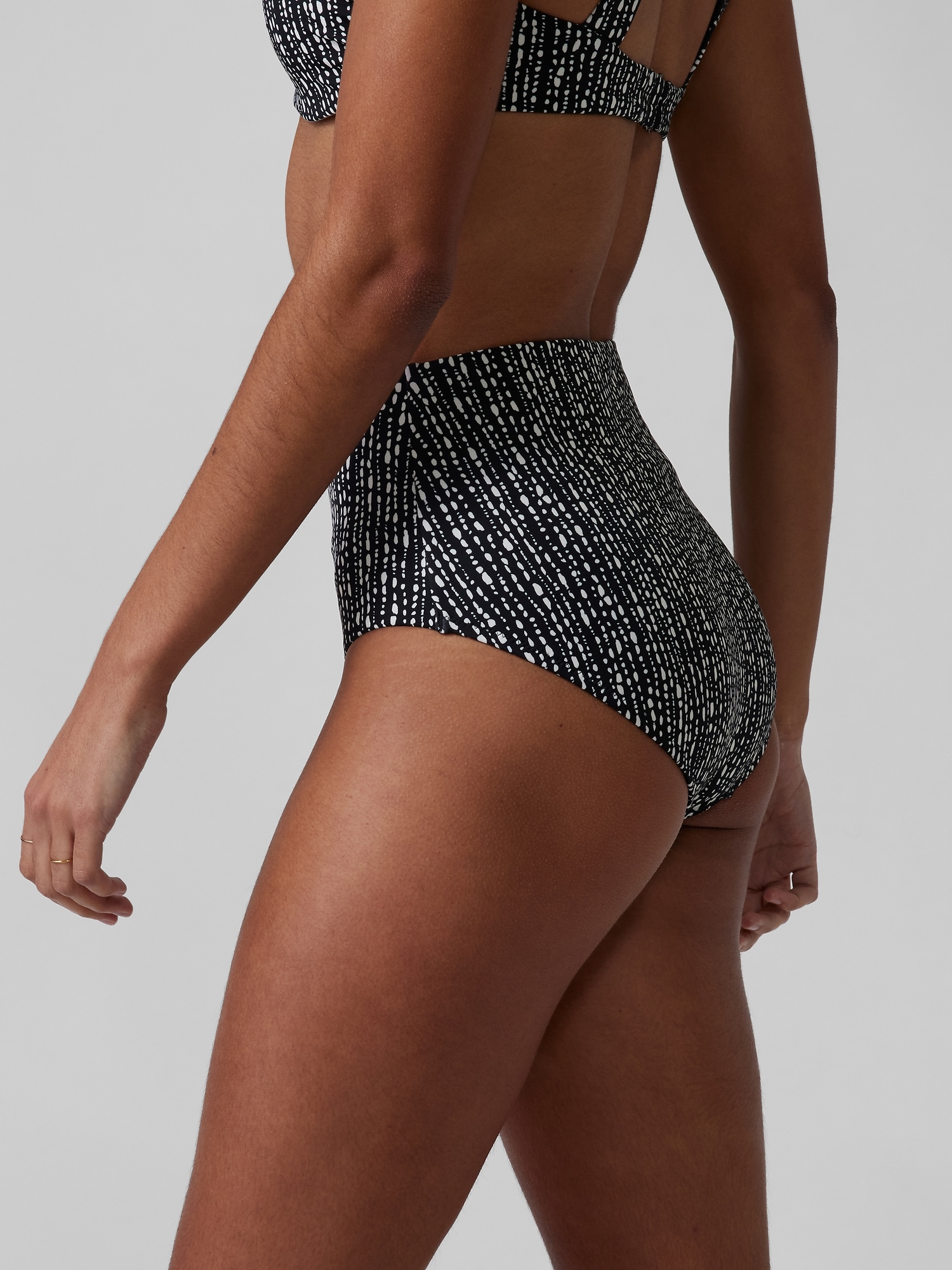 High Waist Printed Bikini Bottom | Athleta
