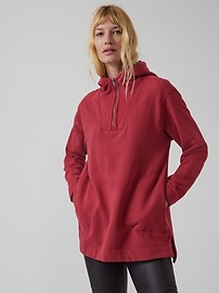 ATHLETA Retroplush Tunic Hoodie