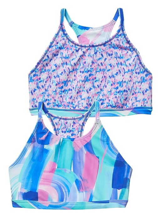 Athleta Girl Reversible Santorini Energy Bikini Top