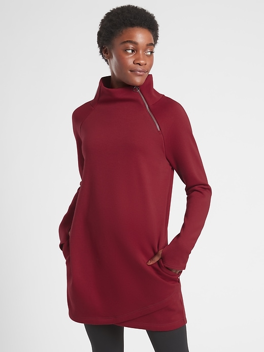 Image number 4 showing, Cozy Karma Asym Sweatshirt Dress