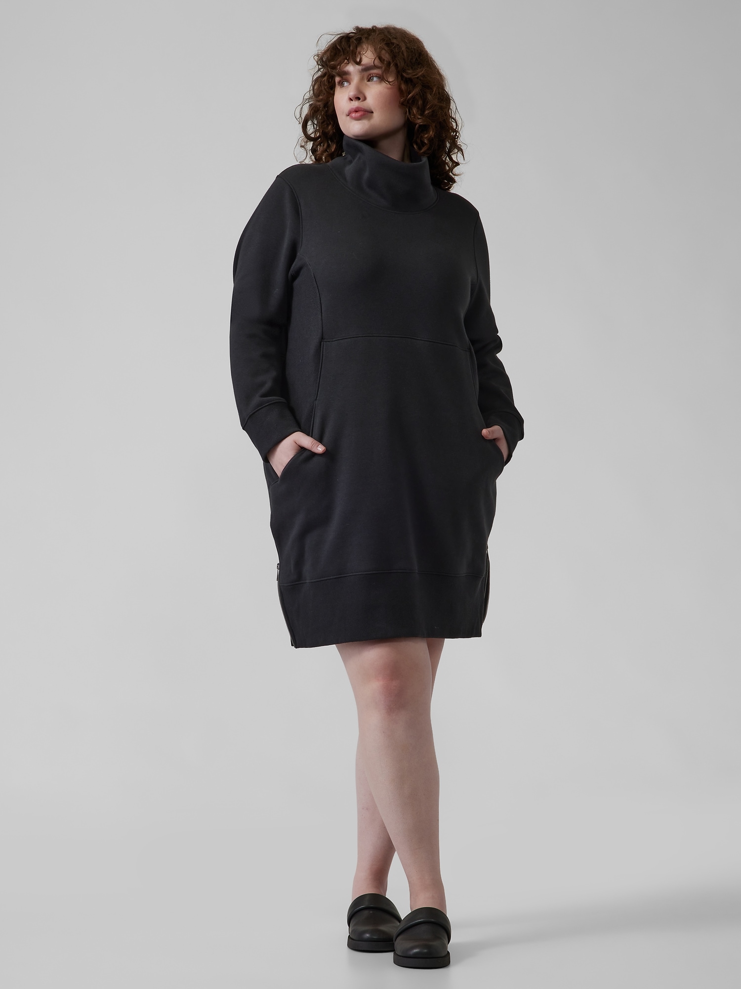 Cozy Karma Funnel Neck Dress | Athleta