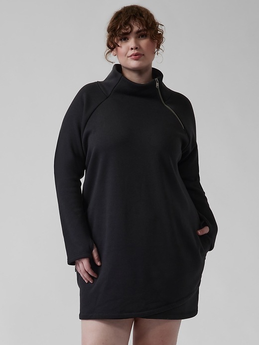 Image number 4 showing, Cozy Karma Asym Sweatshirt Dress