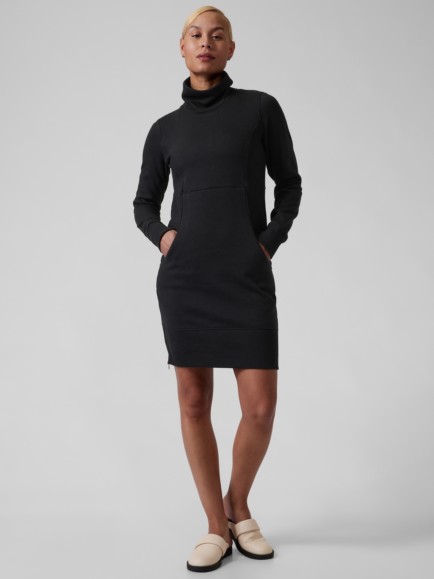 Cozy Karma Funnel Neck Dress | Athleta