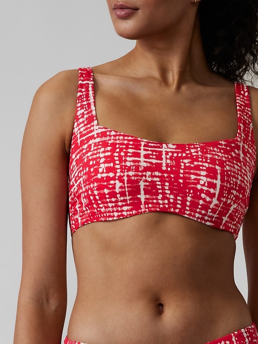 Image number 3 showing, Square Neck Bra Cup Bikini Top