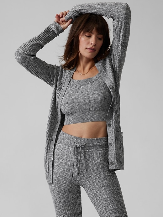 Athleta Revolve Seamless Cardigan. 1