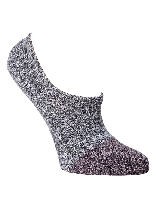 1 of 8 showing, with the color Haze of product Bombas Marled Cushion No Show Sock