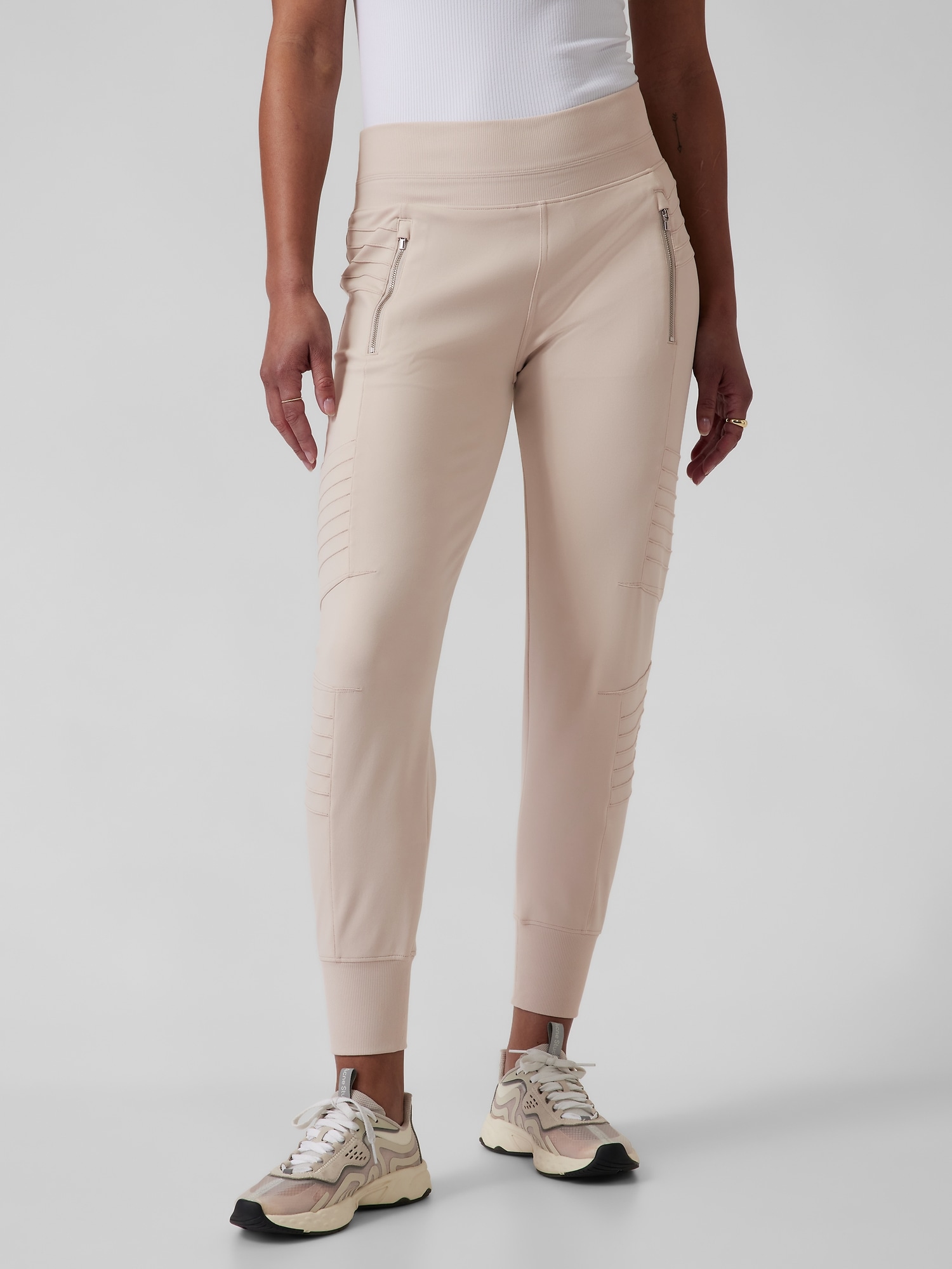 athleta venice velvet stripe jogger