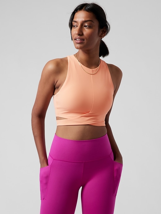 Athleta Conscious Crop Cut Out Bra D&#45DD. 1