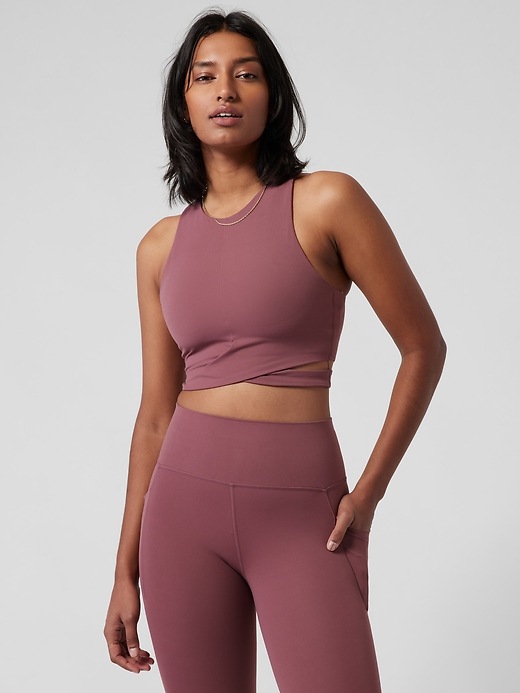 Athleta Conscious Crop Cut Out Bra D-DD. 1 Athleta Conscious Crop Cut Out Bra D-DD. 1