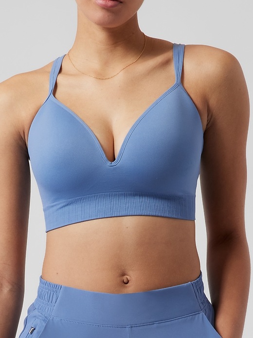 Athleta NWT Women's Embrace Bra D-DD Size Small Color Black 