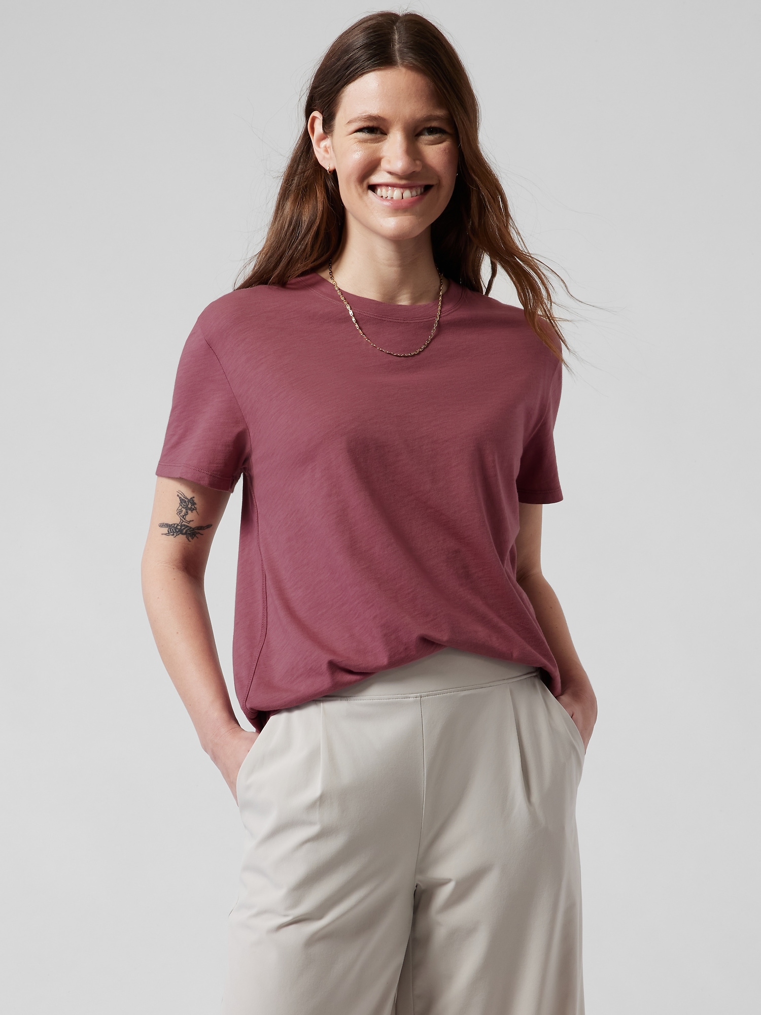 Organic Daily Relaxed Tee | Athleta