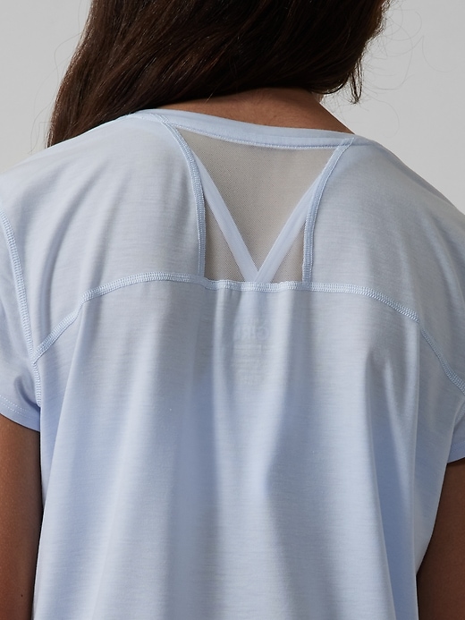 Image number 4 showing, Athleta Girl On the Move Mesh Tee