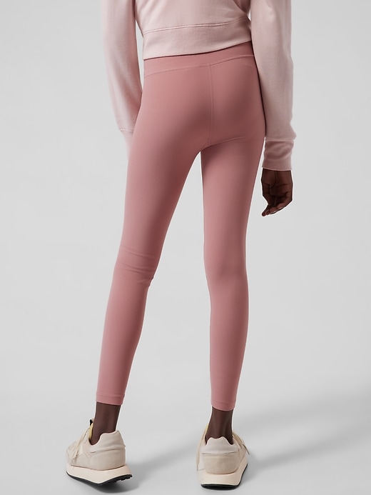 2 of 8 showing, with the color Grecian Rose of product Athleta Girl Ultra High Rise Chit Chat 7/8 Tight