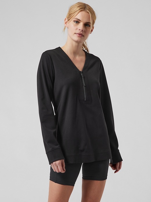 Eastbound Half Zip Sweatshirt Athleta