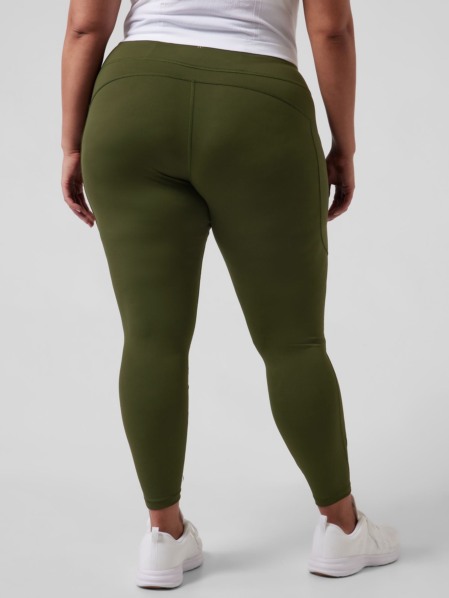 athleta olive green leggings