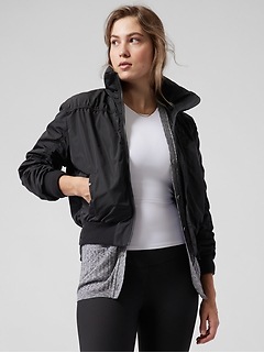 athleta bomber jacket